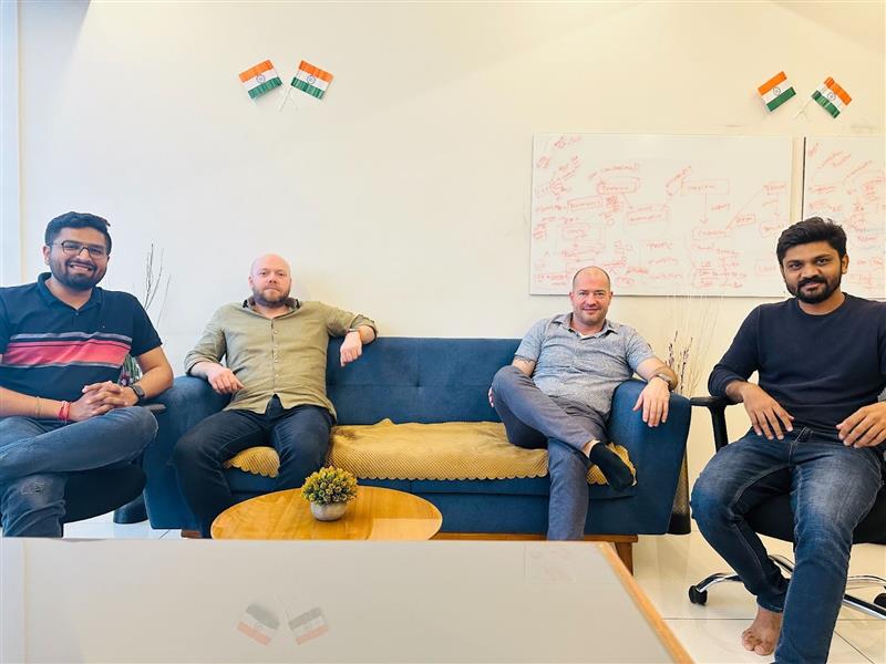 BVB Media Co-founders with Linearloop founder discussing multiple projects