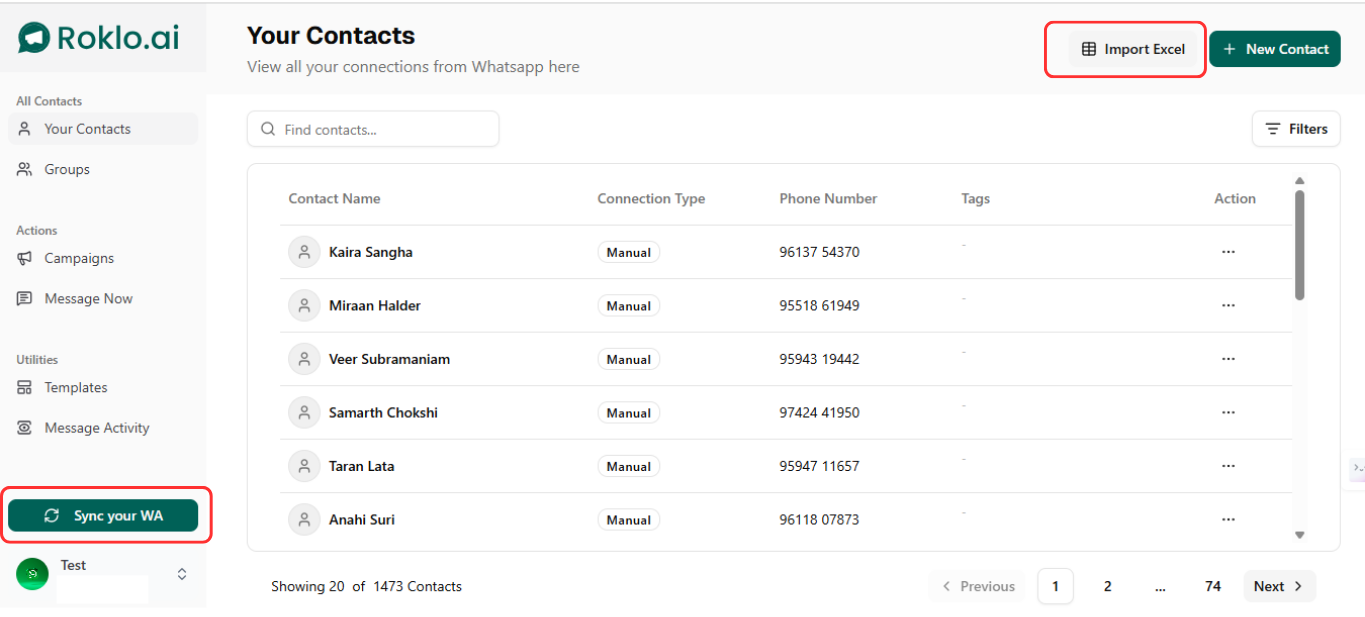 Step 1: Build and Import Your Contact List