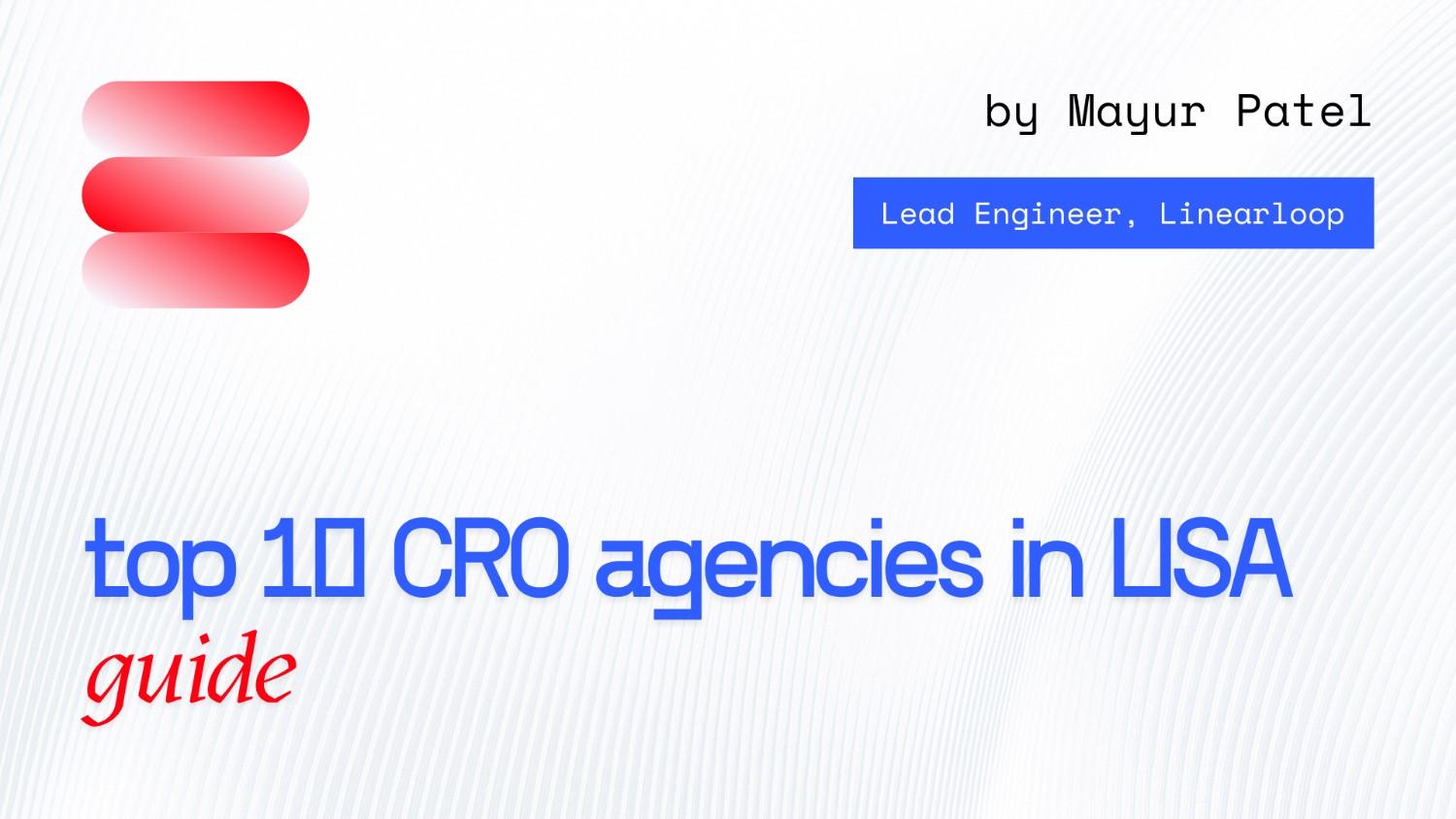 Top 10 Conversion Rate Optimization (CRO) Agencies in the USA [2026 Guide]